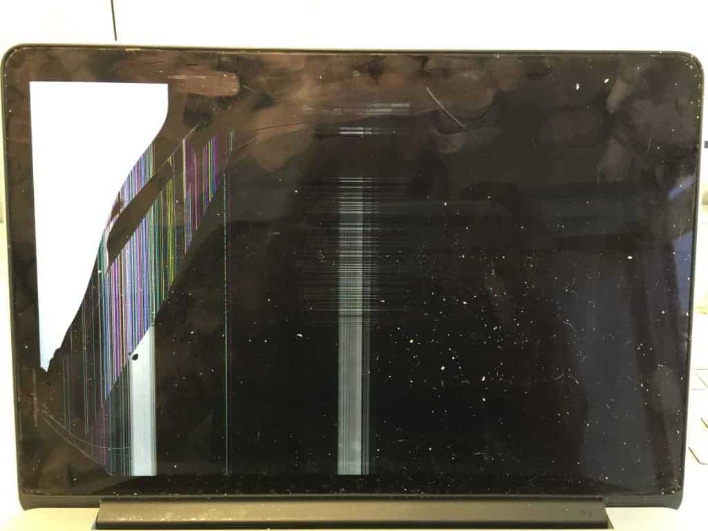 Damaged display on retina MacBook pro