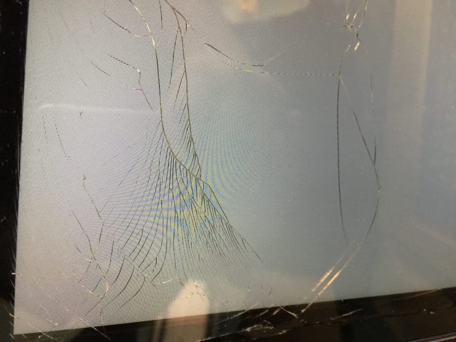 Cracked Glass on MacBook Pro display