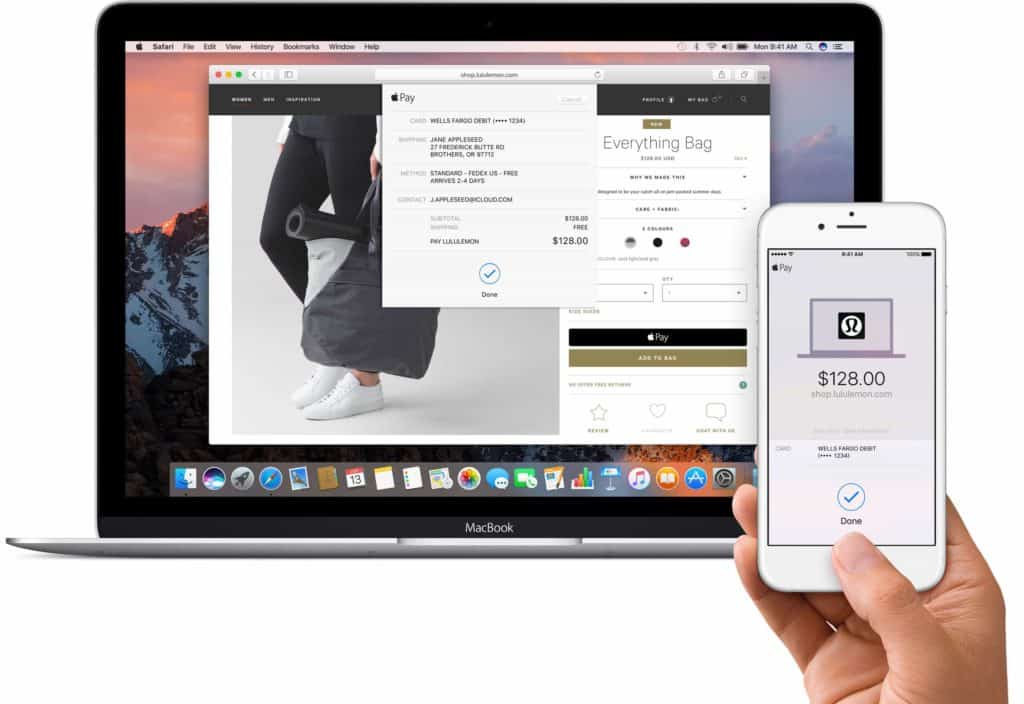 Apple Pay on Apple Sierra