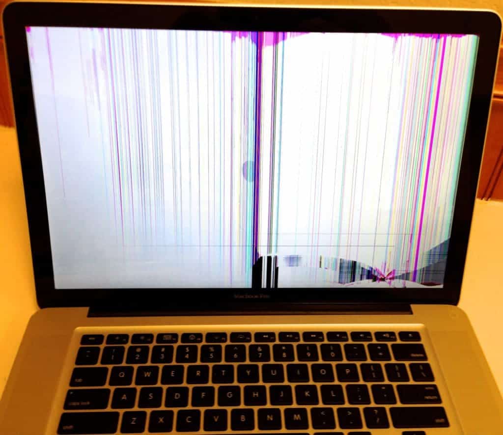 Damaged LCD on MacBook Pro A1286