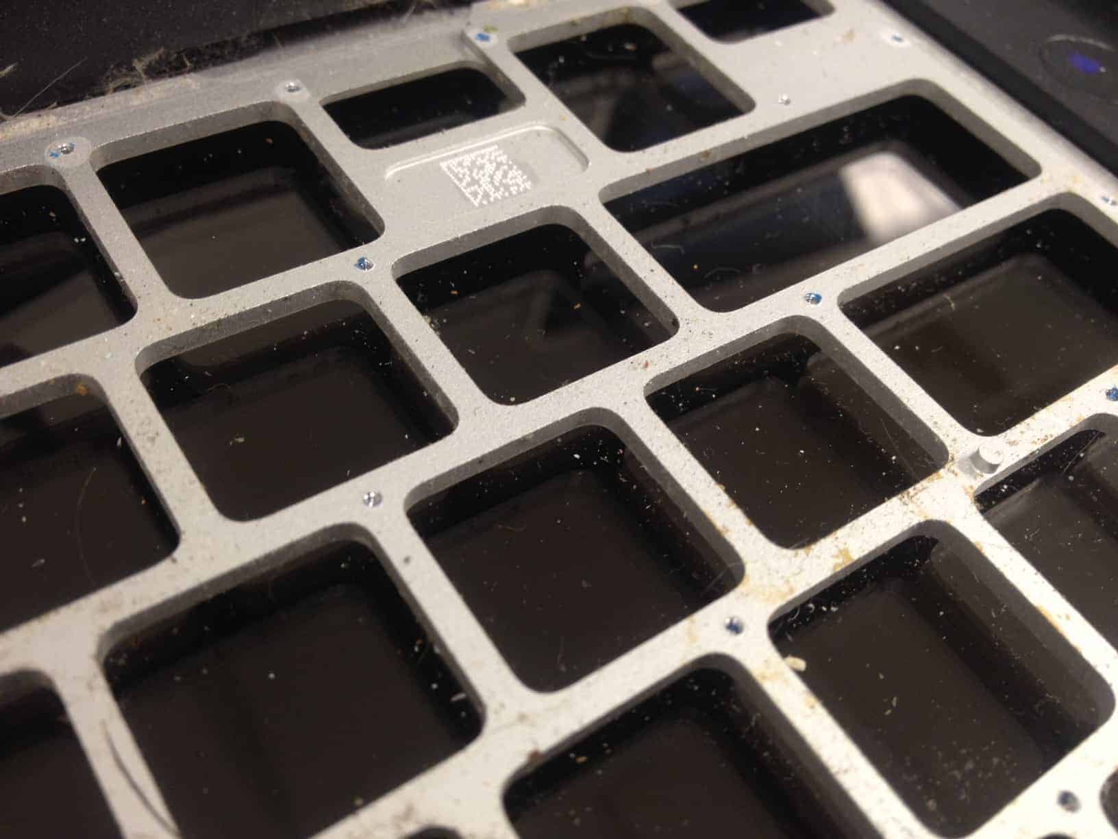 Liquid Damaged Keyboard Removed from Mac