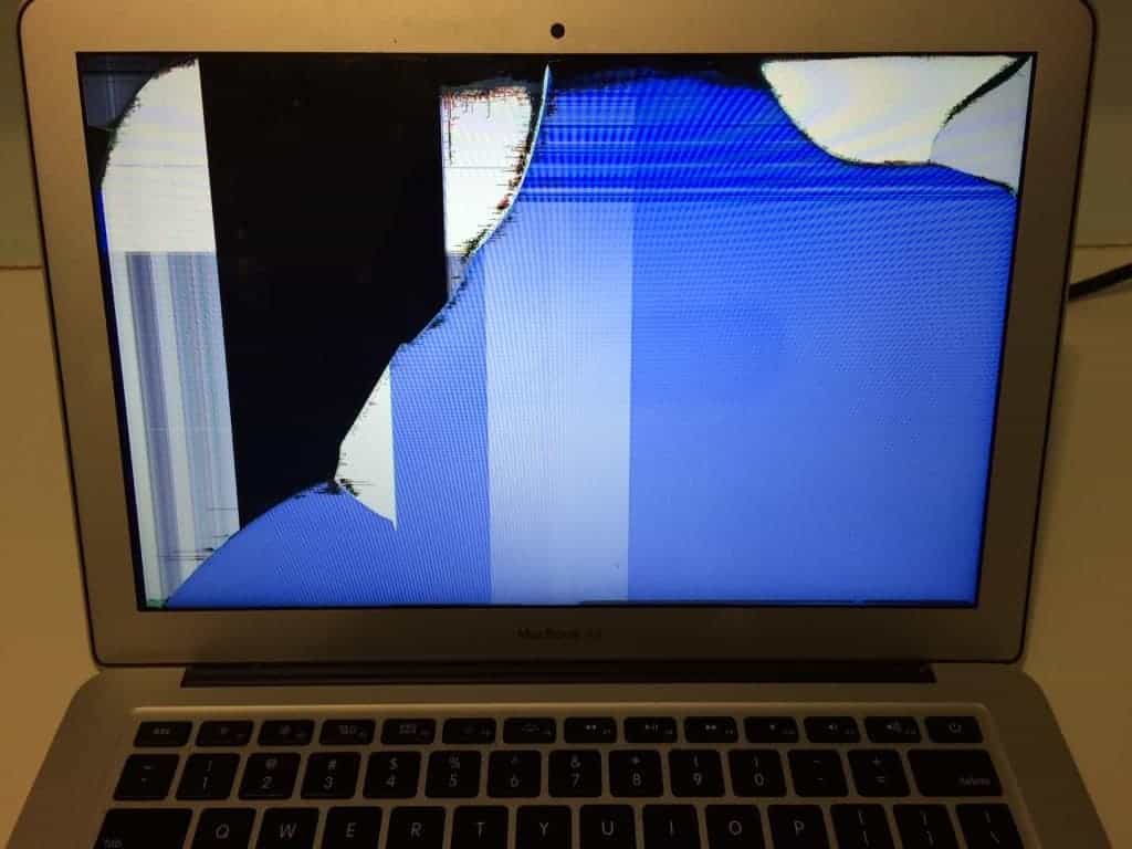 Cracked Screen on a MacBook Air Repaired · EliteMacTechs