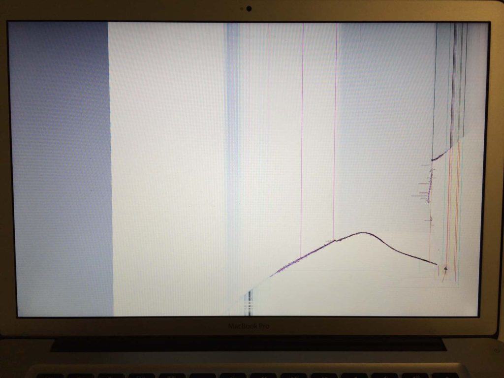 MacBook Air Cracked Screen