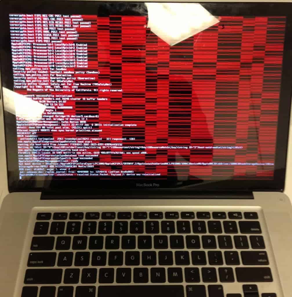 unmount disk failed on older macbook pro