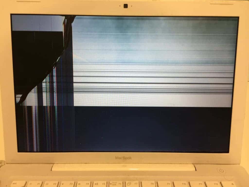 Original MacBook Cracked Screen