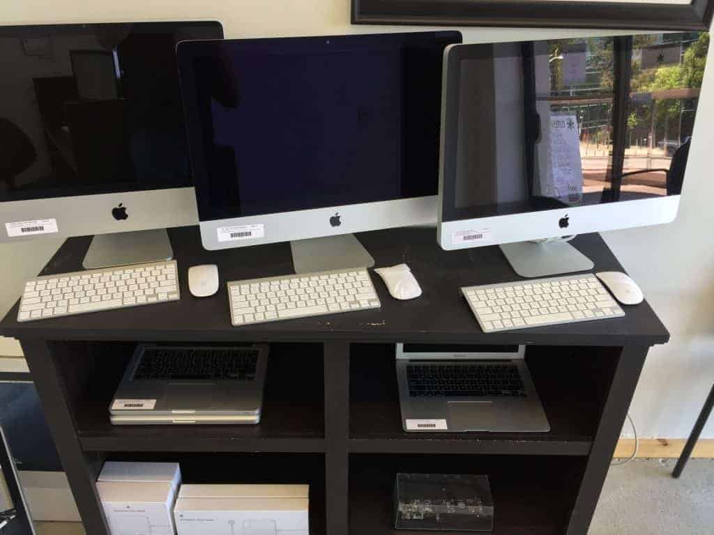 Macs on shelf for sale