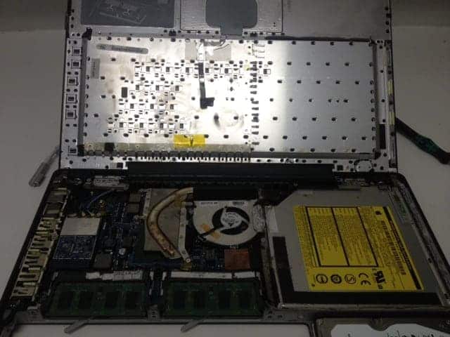 Original MacBook Opened