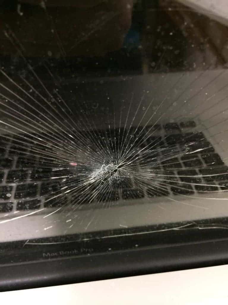 Shattered Glass on Mac Display