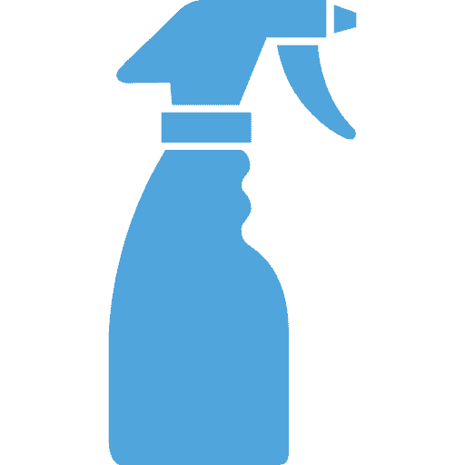 Spray bottle for cleaning Mac