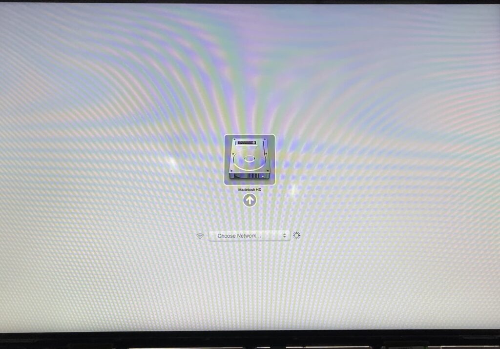 A1466 Macbook air screen with white spot