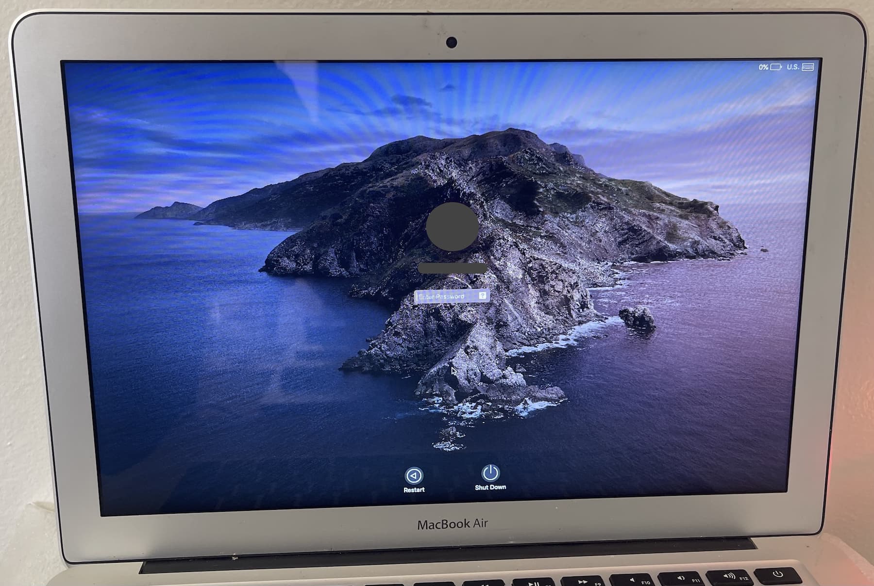 MacBook Air Screen Repair Lines and Discoloration Fixed